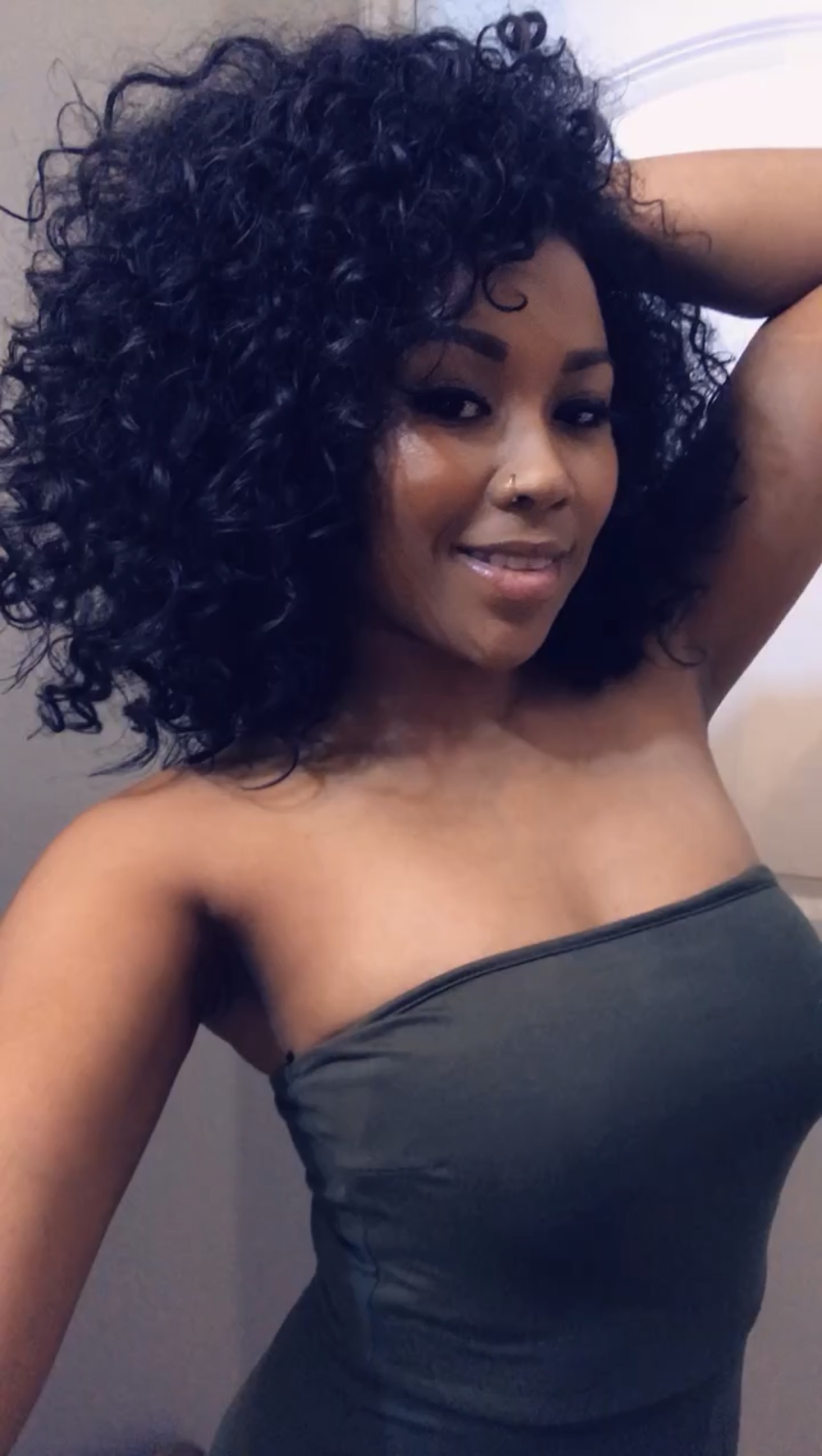 Full natural curls during 2019