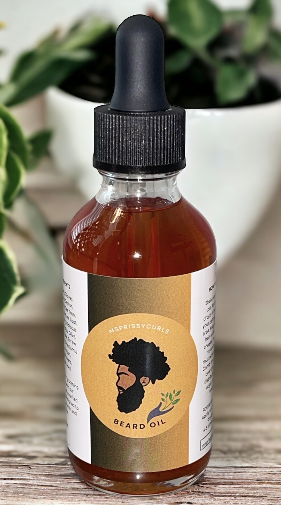 MsPrissyCurls Men’s Beard Oil 2 oz